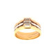 Pre Owned 18ct 3 Colour Diamond Ring ZX106 Pre Owned 18ct 3 Colour Diamond Ring ZX106